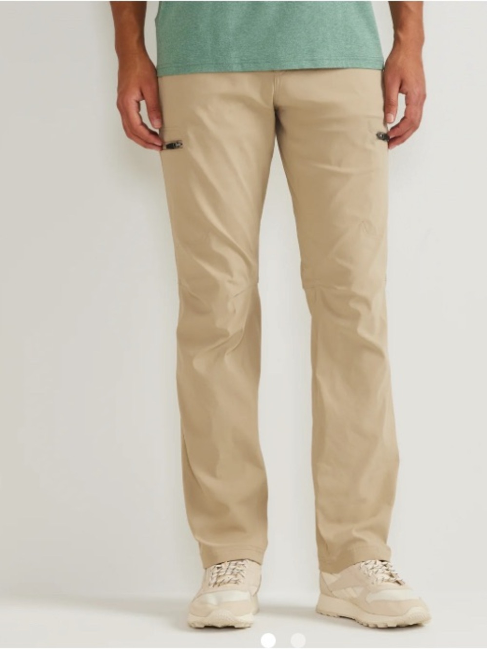 Men’s Eddie Bauer First Ascent Guide Pro Pant Active Fit Khaki Pants NWT 44/34